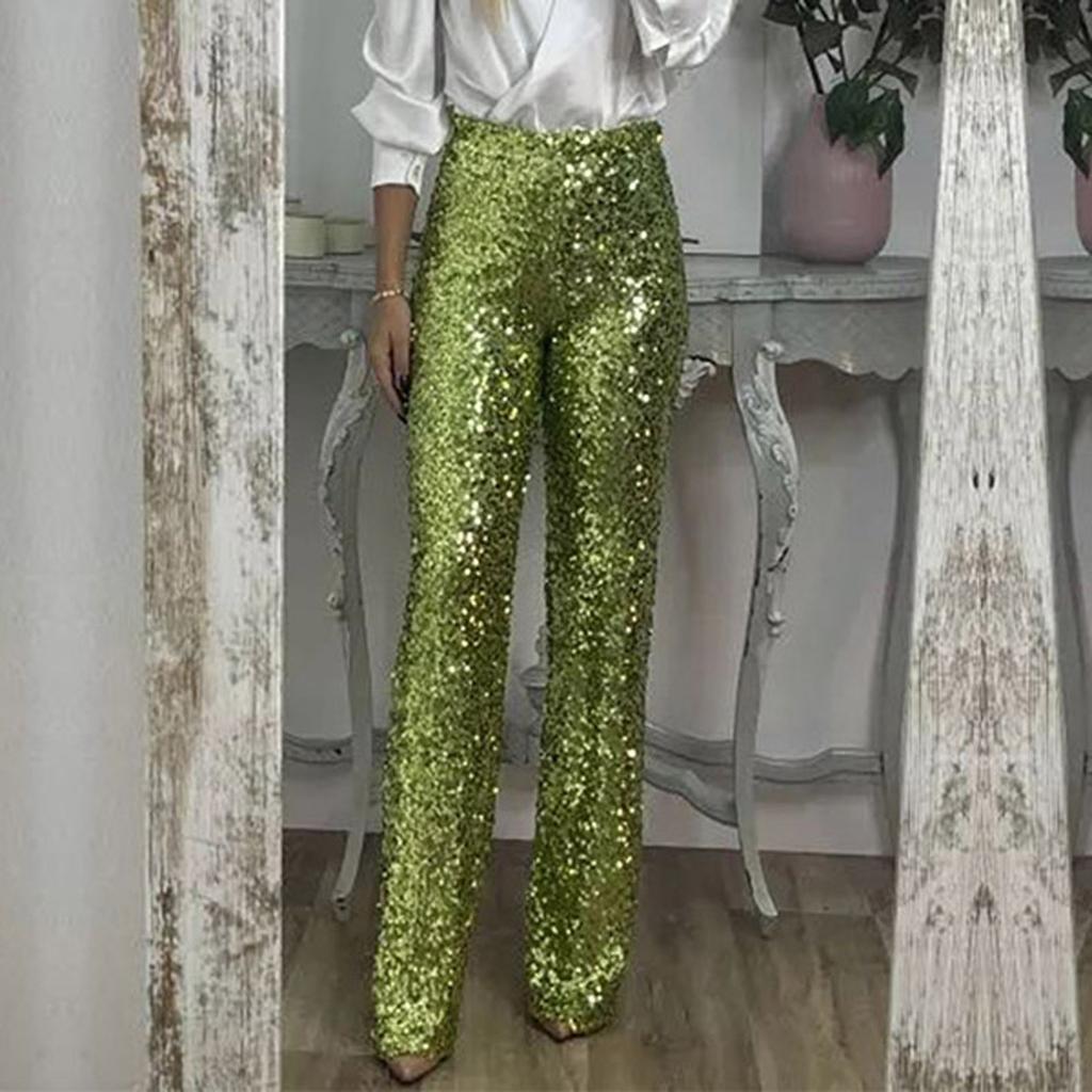 Брюки для женщин, нарядные повседневные брюки с высокой талией, эластичные брюки, модные летние брюки