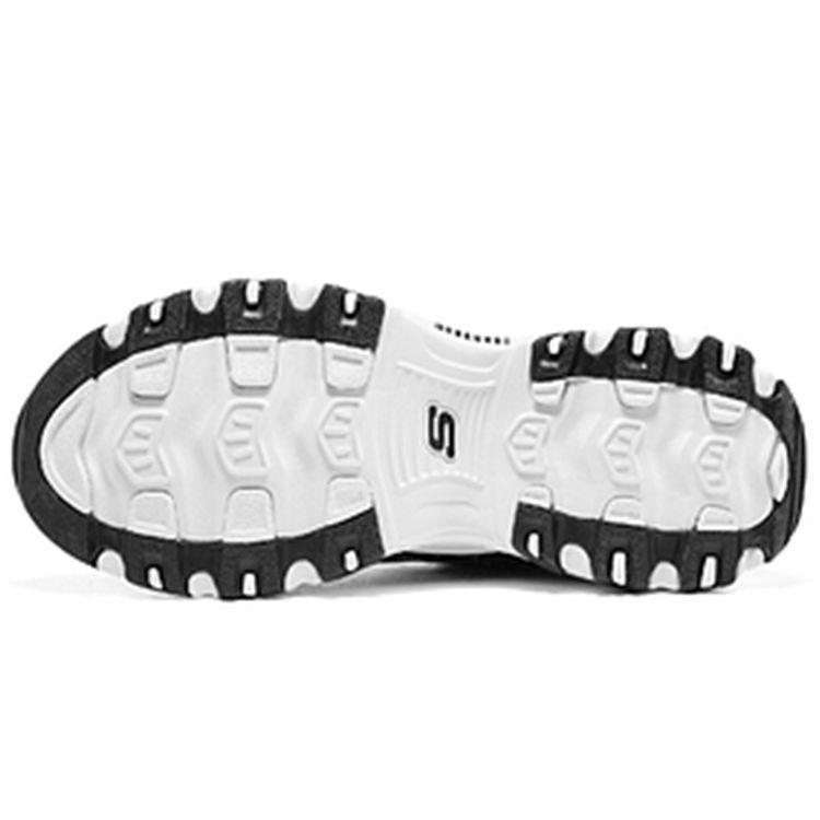 Skechers DLites 1.0 Panda Обувь Толстая подошва Удобные Универсальные Повседневные Спортивные Увеличивающие рост Низкие Папины кроссовки Мужские кроссовки Черный Белый 894129-BKW