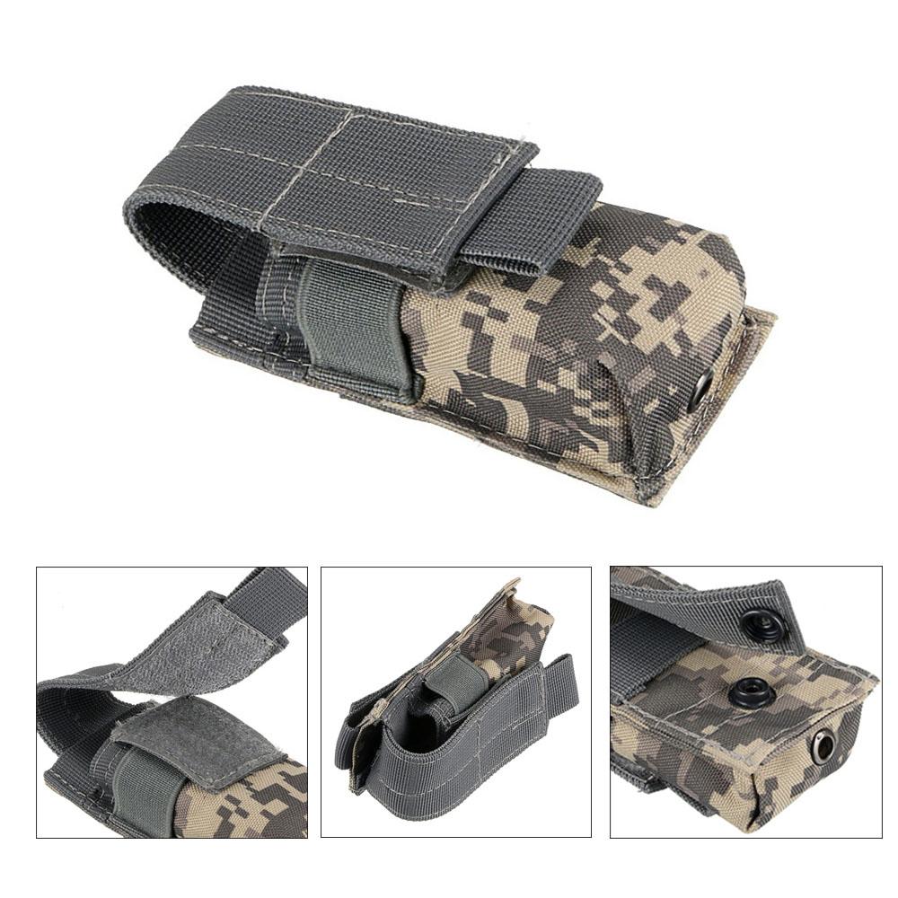 Тактическая сумка-подсумок из нейлона 600D для охоты, походов, кемпинга, фонарика, держателя ножа, мужская поясная сумка-кобура.