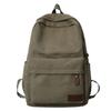 Durable Canvas Backpack, Large Capacity Backpack, Suitable For Middle School High School And College Students