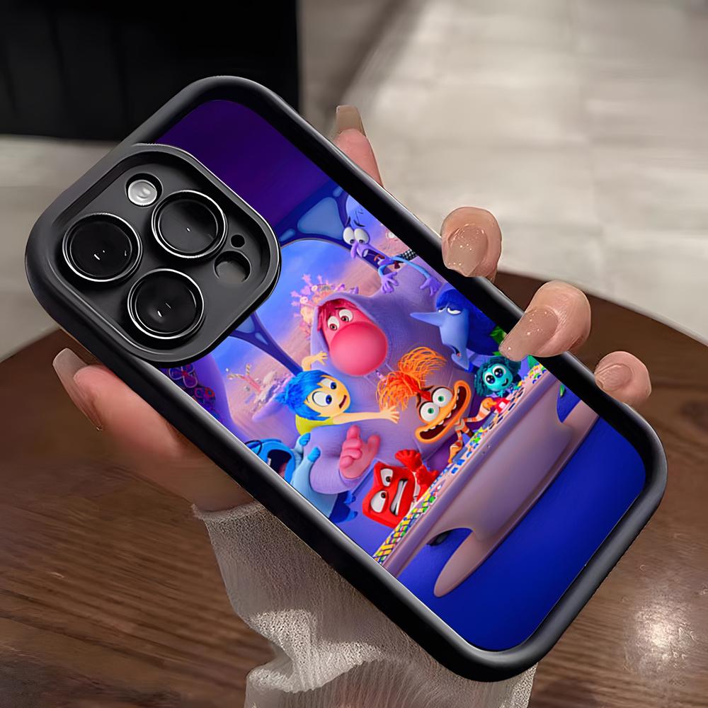 Lovely I-Inside Out 2 Phone Case For IPhone 17 Pro Max 15 Pro 16 14 Plus 12 13 Mini 11 Pro Shockproof Soft Cover