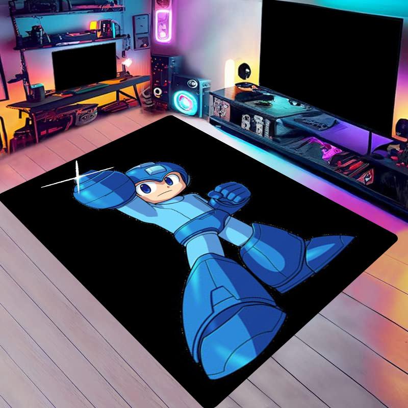 Ковер для игры с роботами M-Megaman Европейская и Американская Серия Квадратные ковры для гостиной Коврики для палаток Ковры для гостиной