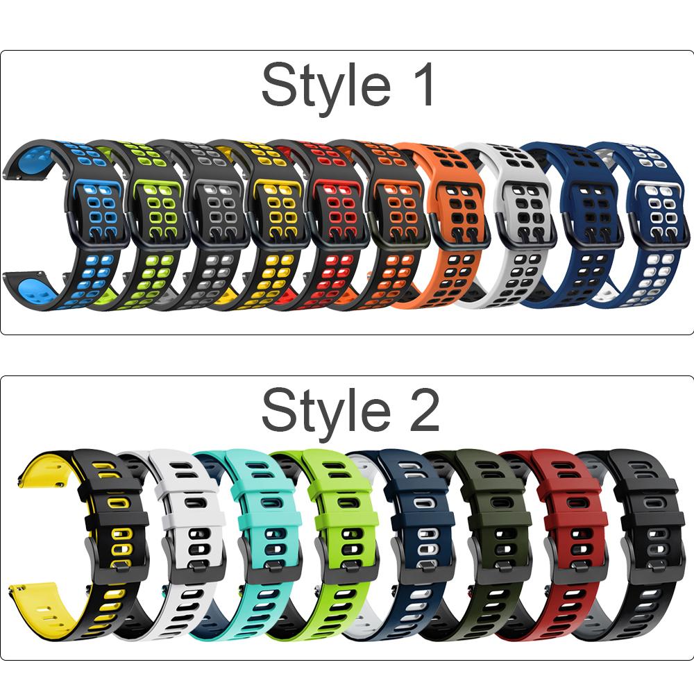 Силиконовый ремешок для Amazfit GTR 4 /3 Pro / GTS 4 mini Ремешок для часов Amazfit Bip 3/S U Запасной браслет Аксессуары