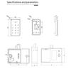 Electronic Cabinet Lock Kit, Smart Digital Password Entry Keyless Lock, Touch Keypad Electronic Lock For Cabinet, Locker, Office Furniture