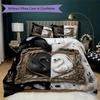 Gorgeous B&W Pattern Bedding uilt Set uilt Cover Pillowcase Home Decoration Birthday Gift (1 * duvet cover + 2 * pillowcase  without core)39