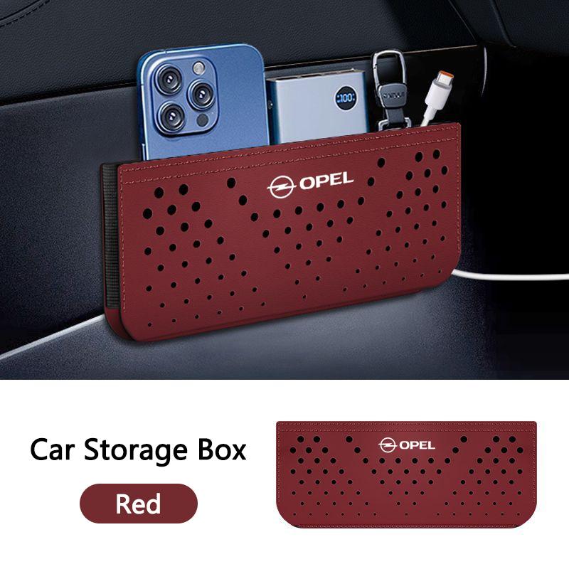 AAAYQ1 Fashion Leather Car Seat Storage Box Seat Gap Storage Box Cell For Opel Vauxhall OPC ADAM Insignia Antara Corsa J D H Kadett GT