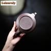 250ml Aesthetic Yixing Purple Clay Teapots Handmade Beauty Pot Raw Ore Stone Red Mud Kettle Zisha Tea Set Craft Collection Craft
