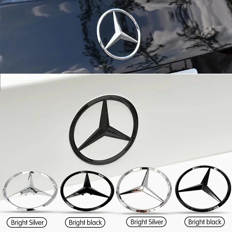 Автомобильная наклейка Для Mercedes Benz Для Mercedes Benz C177 CLA 14-19 Год 3D ABS серебристый/Черный задняя часть автомобиля Хвост Багажник эмблема значок наклейка
