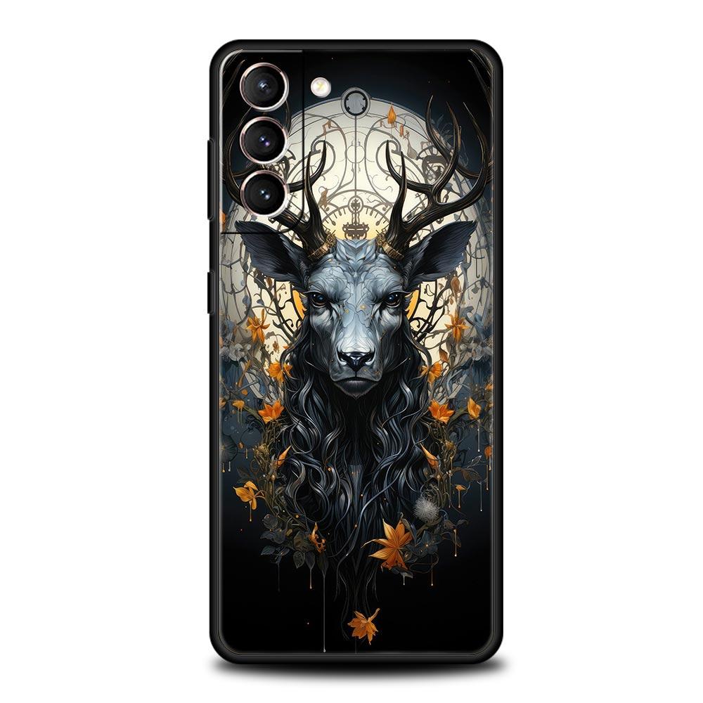 Deer Lichee Pattern Phone Case for Samsung Galaxy S26 S25 S24 S23 S22 S20 S21 FE Ultra S25 Edge Plus 5G Soft TPU Cover Funda Bag