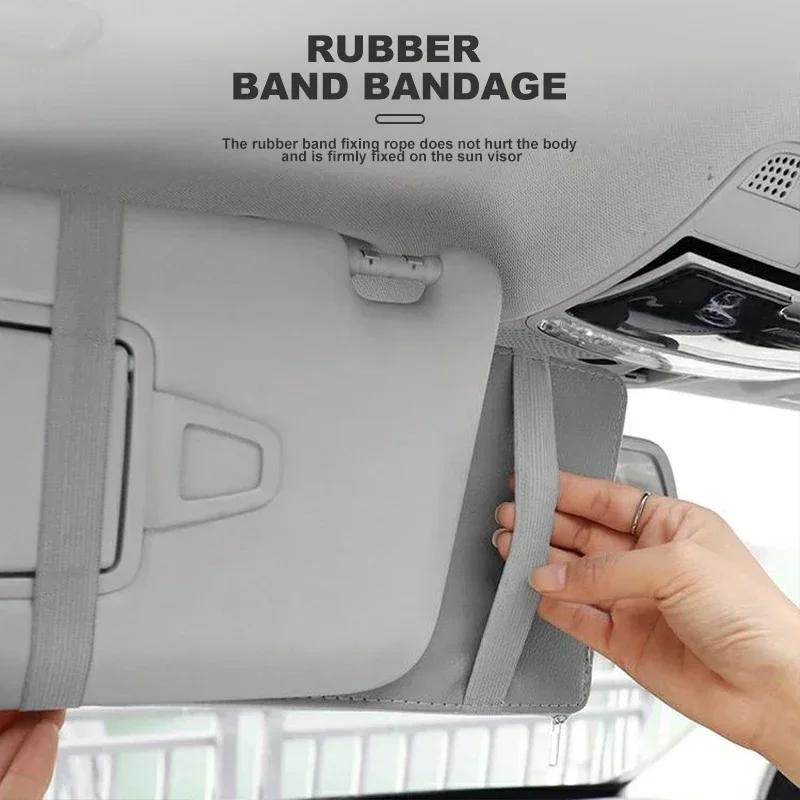 2025 Hot Car Sun Visor Point Type Multi-function Storage Bag Car Accessories For Honda Civic Accord Crider City XRV CRV HRV Insp
