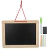 Children Wooden DoubleSided Hanging Magnetic Blackboard Writing Drawing Board (S)