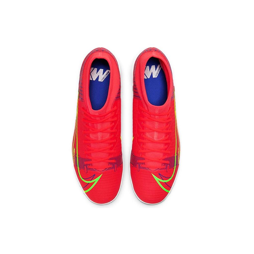 Nike Mercurial Superfly 8 Academy Comfortable Turf Soccer Shoes Men Soccer Shoes Red CV0953-600