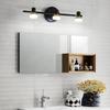 Светодиодный настенный светильник Mirrorn Черный Золотой 3 головки Фара Для ванной комнаты Спальни Светильники Макияж Люстра Внутреннее украшение Естественное освещение