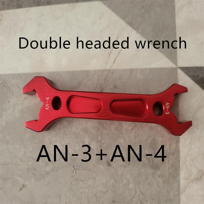 AN3 AN4 AN6 AN8 AN10 AN12 Aluminum Wrench Joint Tool Socket Wrench Tool Kit Double Head Joint Disassembly Wrench Repair Tools