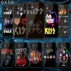 Чехол Kiss Metal Rock Band для iPhone Samsung Galaxy Redmi Note S 17 16 15 14 13 20 24 25 54 Pro Max Ultra Fe с крышкой из закаленного стекла