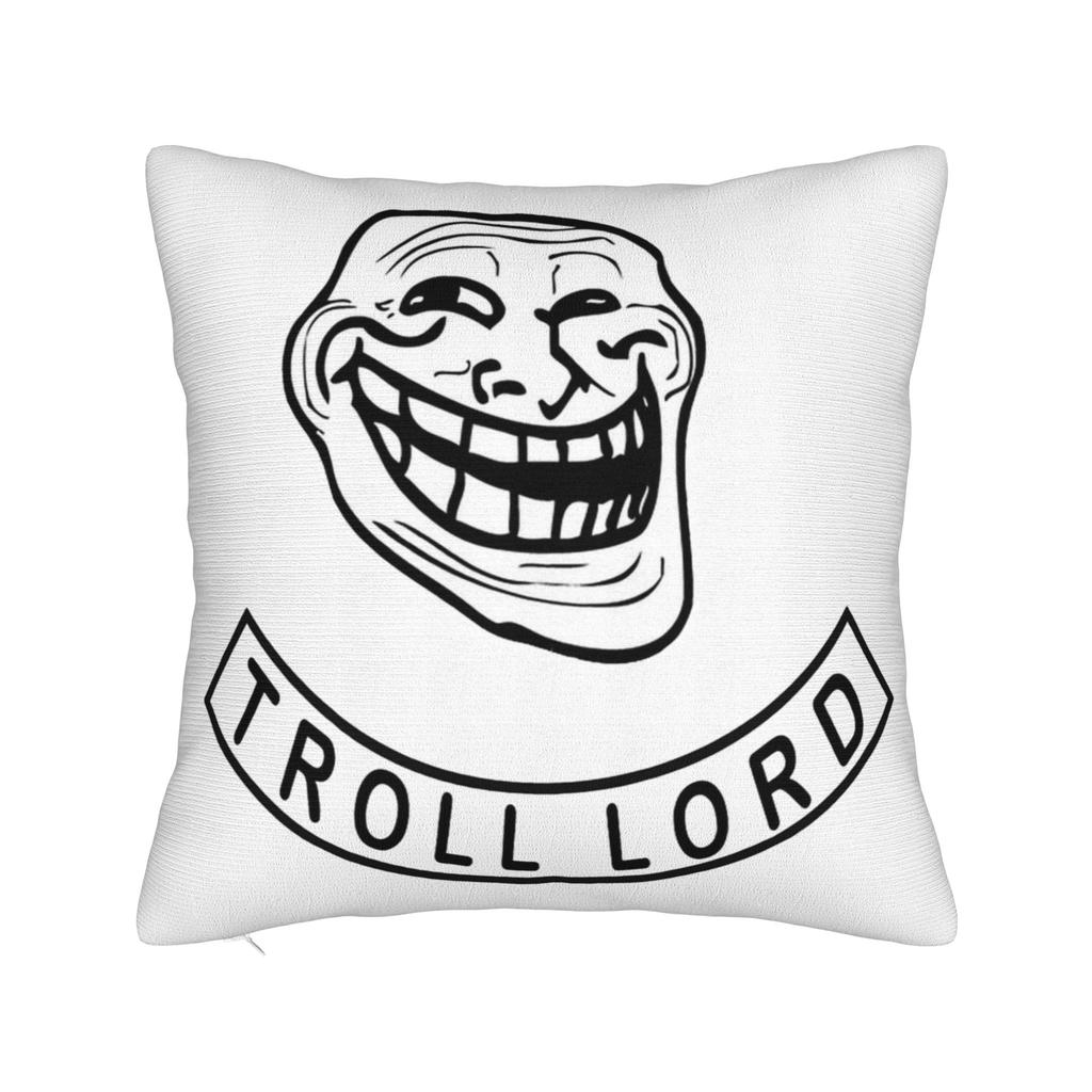 Мем Trollface Rage Comic Смешная Шутка Тролля Интернет Наволочки Винтажная Наволочка Для Свадебной Вечеринки Домашний Декор Чехол на Подушку