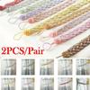 2Pcs/Pair Braided Curtain Tied Rope Decor Lanyard Hanging Tying Bandage Simple Window Drape Door