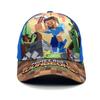 Pattern Kids Minecraft Sun Protection Cap With Round Top For Summer Casual