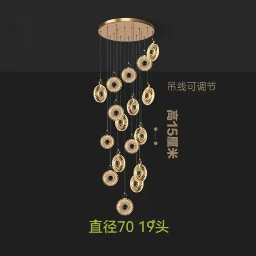 Nordic Home Decor Подвесной светильник для столовой Освещение в помещении Хрустальный светильник Подвесной светильник Люстра Лампы для гостиной