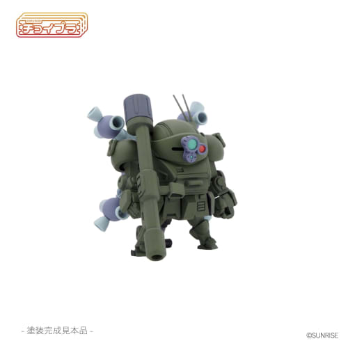 Cavico Choipla Series Armored Trooper Votoms ATM-09-ST Scopedog Round Mover Equipped Space Combat Version, Approximately 45mm Tall, Non-Scale Plastic