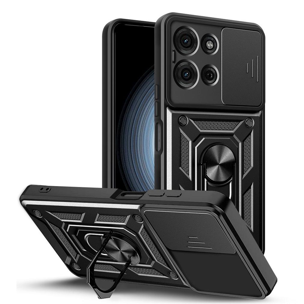 Camera Protect Case for Moto G75 G55 G35 G85 G04 G24 Power G34 G14 G54 G84 G13 G23 G53 G73 G32 G22 G30 Metal Ring Holder Cover