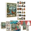 National Parks Christmas Countdown Calendar With Nature Theme For Family And Friends Celebration