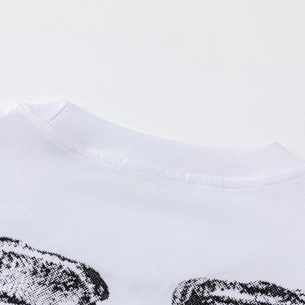 Off-White 2025 Spring/Summer New Blur LOGO Arrow Round Collar Short Sleeved Men's and Women's T-shirts