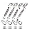 Stainless Steel Shade Sail & Awning Accessories: 304 Turnbuckle & Door Latch Set