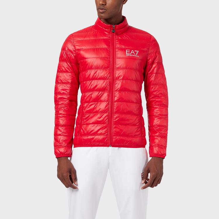 EMPORIO ARMANI EA7 Down Jacket Men's Red 8NPB01-PN29Z1-1451
