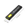 2Pcs/Set Mini LED Keychain Flashlight USB Rechargeable Work Light Waterproof Portable Torch For Camping Pocket Lamp