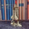 3D деревянная головоломка для взрослых, модель самолета, ракета, конструктор, набор игрушек, ручная сборка, модель DIY