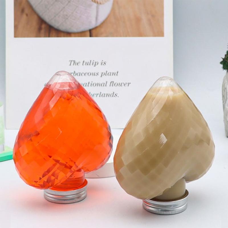 10 шт. 300 мл пластиковые бутылки в форме сердца для хранения напитков контейнеры бутылки для питьевой воды пластиковые бутылки для воды с крышками колпачки