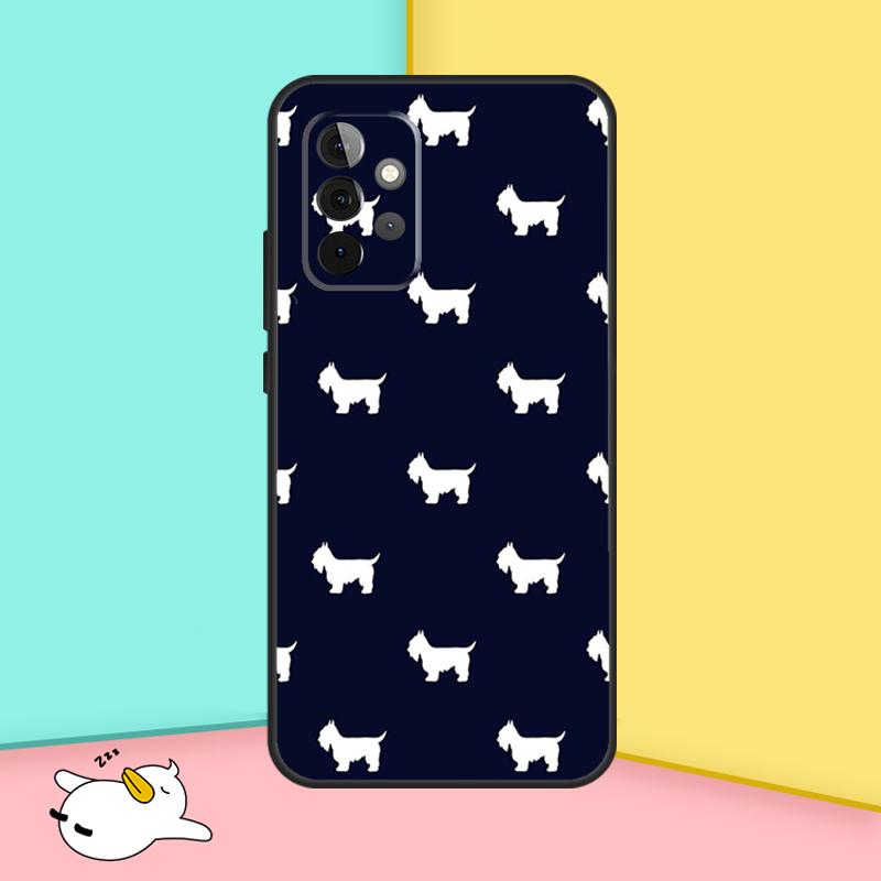 Schnauzer Puppy Dog Case For Samsung Galaxy A34 A54 A14 A36 A56 A06 A13 A53 A32 A12 A22 A52 A35 A17 A16 A55 A15