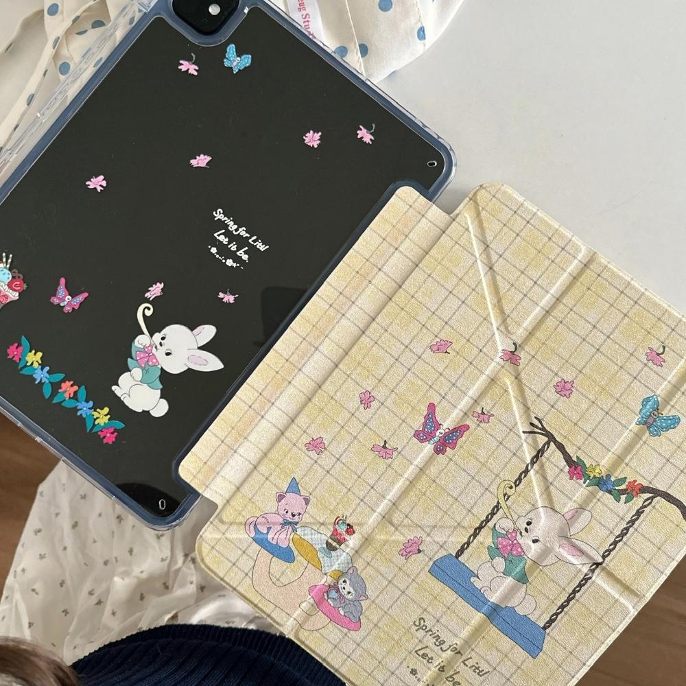 Для чехла iPad A16 11-го 2025 9-го 8-го 7-го поколения Pro 11 13 2024 12.9 Обложка Держатель для карандаша Funda iPad Air 5 4 13 11 дюймов Mini 6