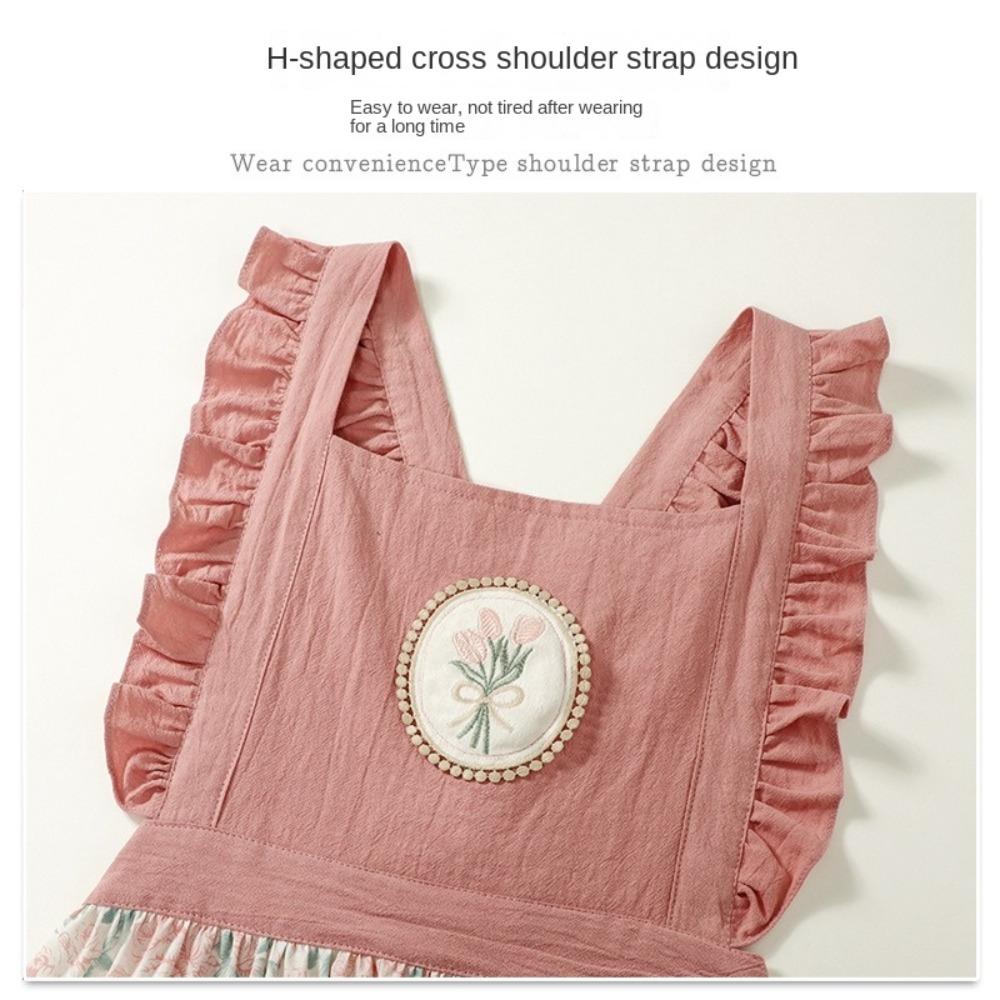 Милый летний тонкий фартук дышащая рабочая одежда новый садовый комбинезон для женщин девушек