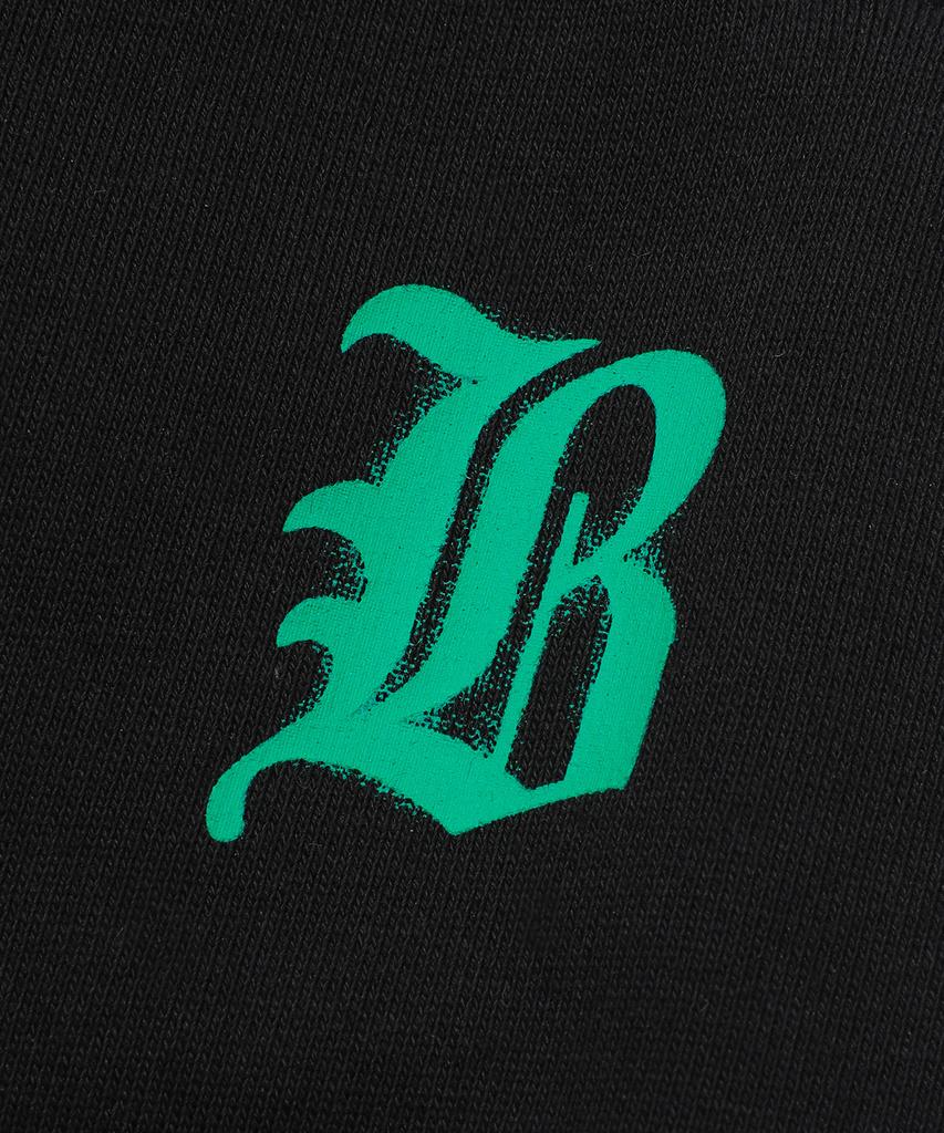 BEENTRILL B Gothic Logo Sweatpants (Black)