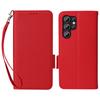 For Oukitel C1/C1 Pro Case with Wrist Strap Litchi Texture PU Leather Wallet Phone Cover