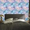 Ink blue, azure, light gray and purple wallpaper 50x1000