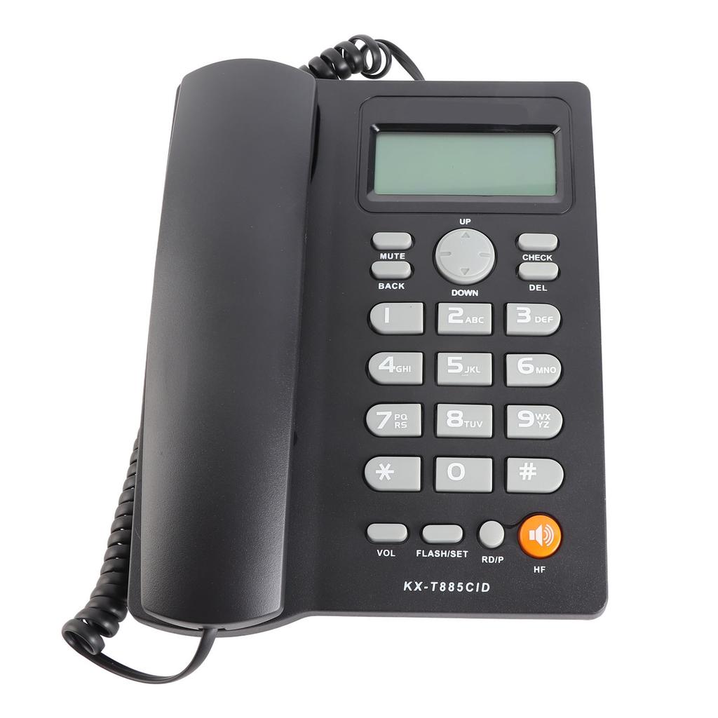 Corded Phone with Caller ID Speed Function Desktop Landline Phone Hands Calling Telephone Landline for Hotel