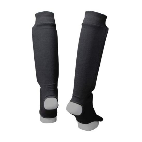 ISAMI Total Leg Guard F Black Karate Foot Support (32-39cm, 56cm)