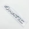 For Mercedes Benz A B C E G S ML SL CL GLA CLA Class AMG 4MATIC 4 MATIC Trunk Chrome Matte Black Letters Emblem Badge sticker AT1