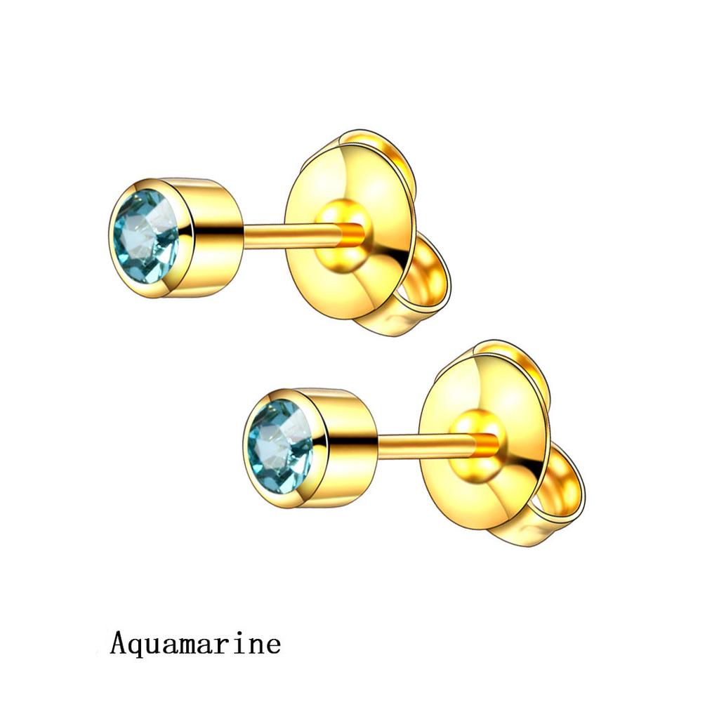 2 шт./1 пара ювелирных изделий для тела серьги-гвоздики с драгоценными камнями серьги для прокалывания хряща уха золото/серебро пистолет для камней по знаку зодиака 316 нержавеющая сталь аксессуары для козелка