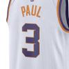 Nike Джерси команды НБА с буквенно-цифровым принтом, Fan Edition, 2022-2023, Limited, топы унисекс Paul #3, белые FB1809-101