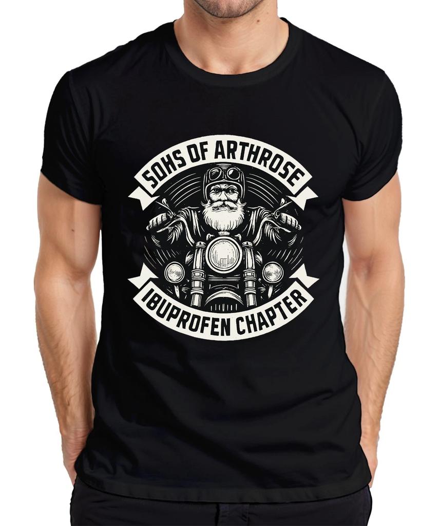 Sons of Arthrose Ibuprofen Chapter Biker Motorrad Opa Geschenk Herren T-Shirt