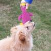 Жевательная игрушка для собак, эхолот для укуса, устойчивая к мультфильму, встроенная игрушка для домашних животных, кошек, уток, плюшевая мягкая игрушка для собак