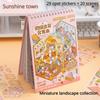 40Pcs 20in1 3D Landscape Stickers Collection Book Album Cartoon Scene DIY Toy Game Festival Christmas Birthday Gift for Kid