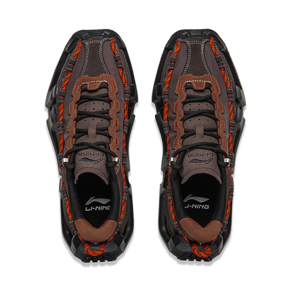 Li Ning Pangu 2 Модные Универсальные Удобные Прочные Низкие Повседневные Кроссовки для Стиля Жизни Унисекс AZGV131-6