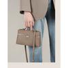Head layer cowhide LP19 lunch box bag, genuine leather women's bag, 2026 new model, Gigi same style, hand-held box bag, crossbody small bag