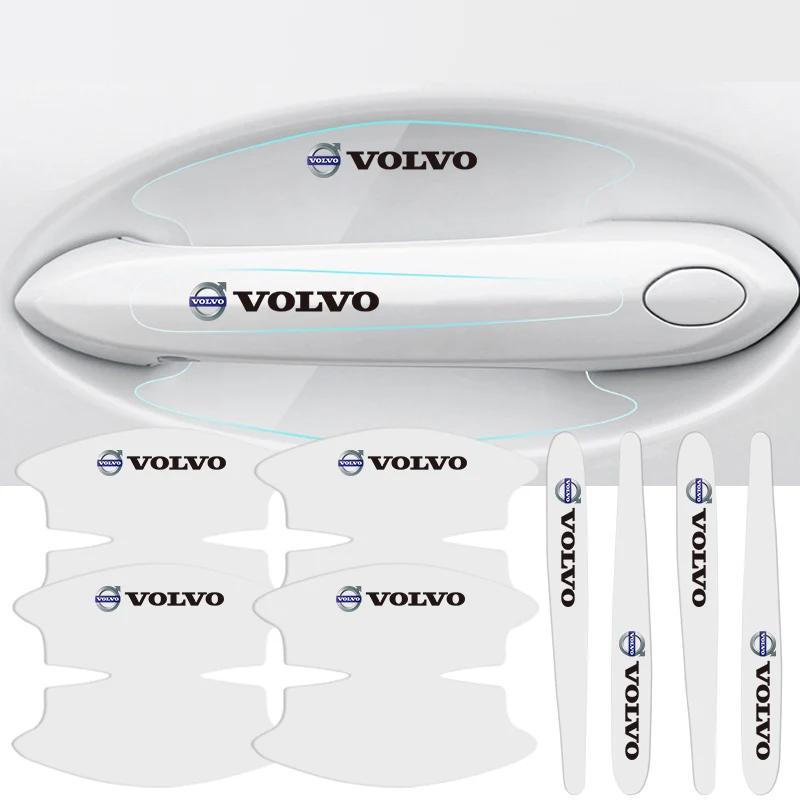 Car Door Bowl Handle Protector Stickers Transparent Anti-scratch Film For Volvo XC90 XC60 C30 S60 C70 XC40 V40 XC70 V70 V60 S80