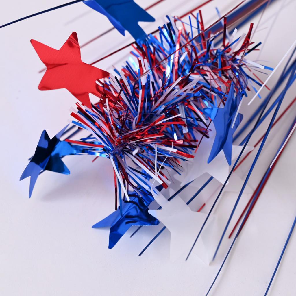 Independence Day, Stars, Branches, Day Party, Home Decoration, Red, Blue Pie
